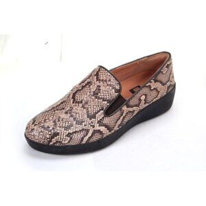 Nwob fitflop superskate slip on loafer shoes leather womens 6